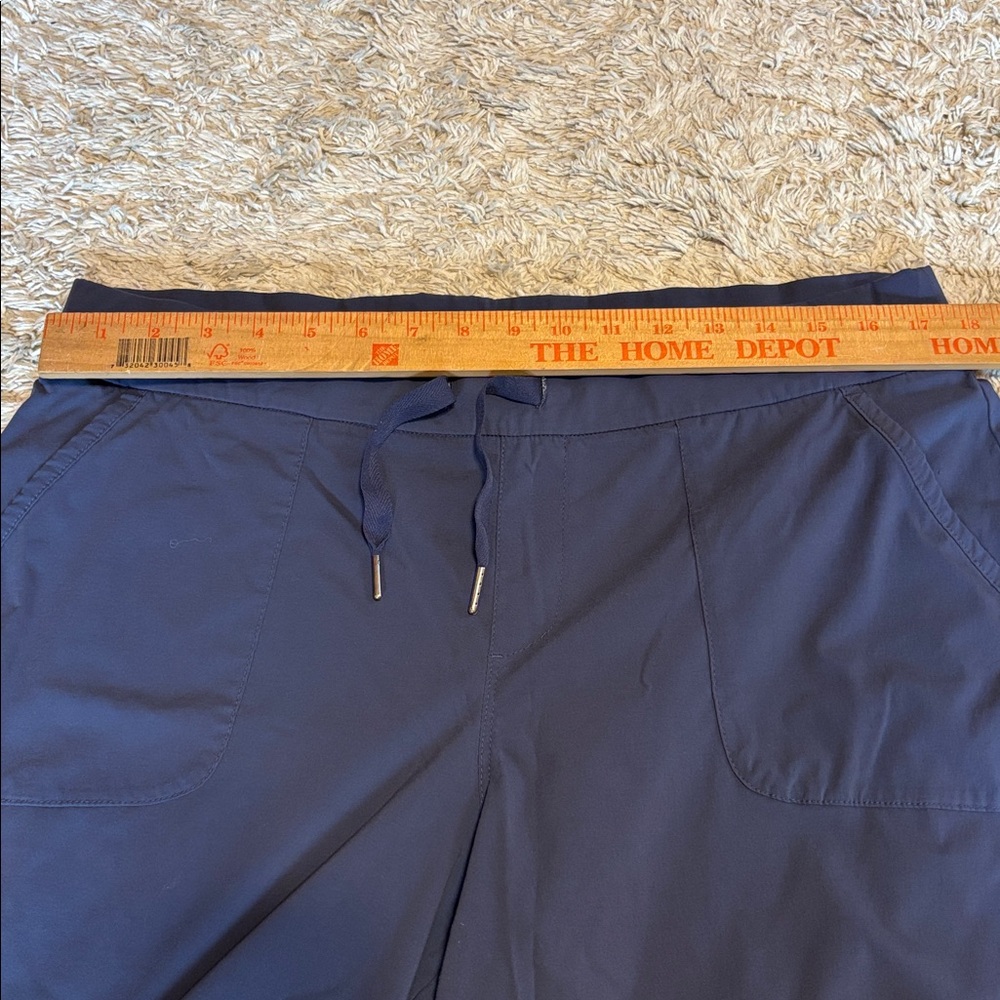 Columbia Women’s XL Blue Utility Drawstring Pants Casual Outdoor Lightweight - Picture 5 of 8